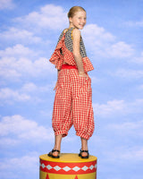 Kids Gillie Top - Spliced Seersucker