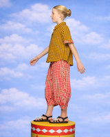 Kids Guru Pant - Red Seersucker