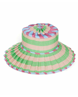 Luxe Capri Hat - Stripe Spritz