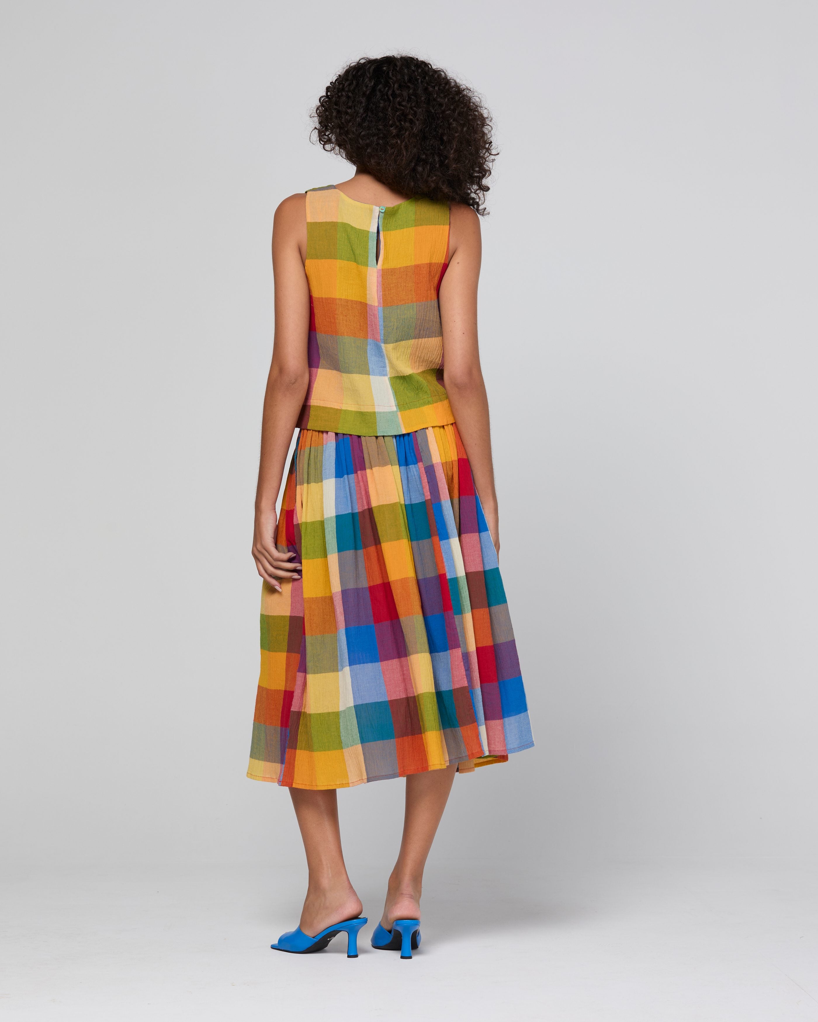 Sami Skirt - Kingston Check