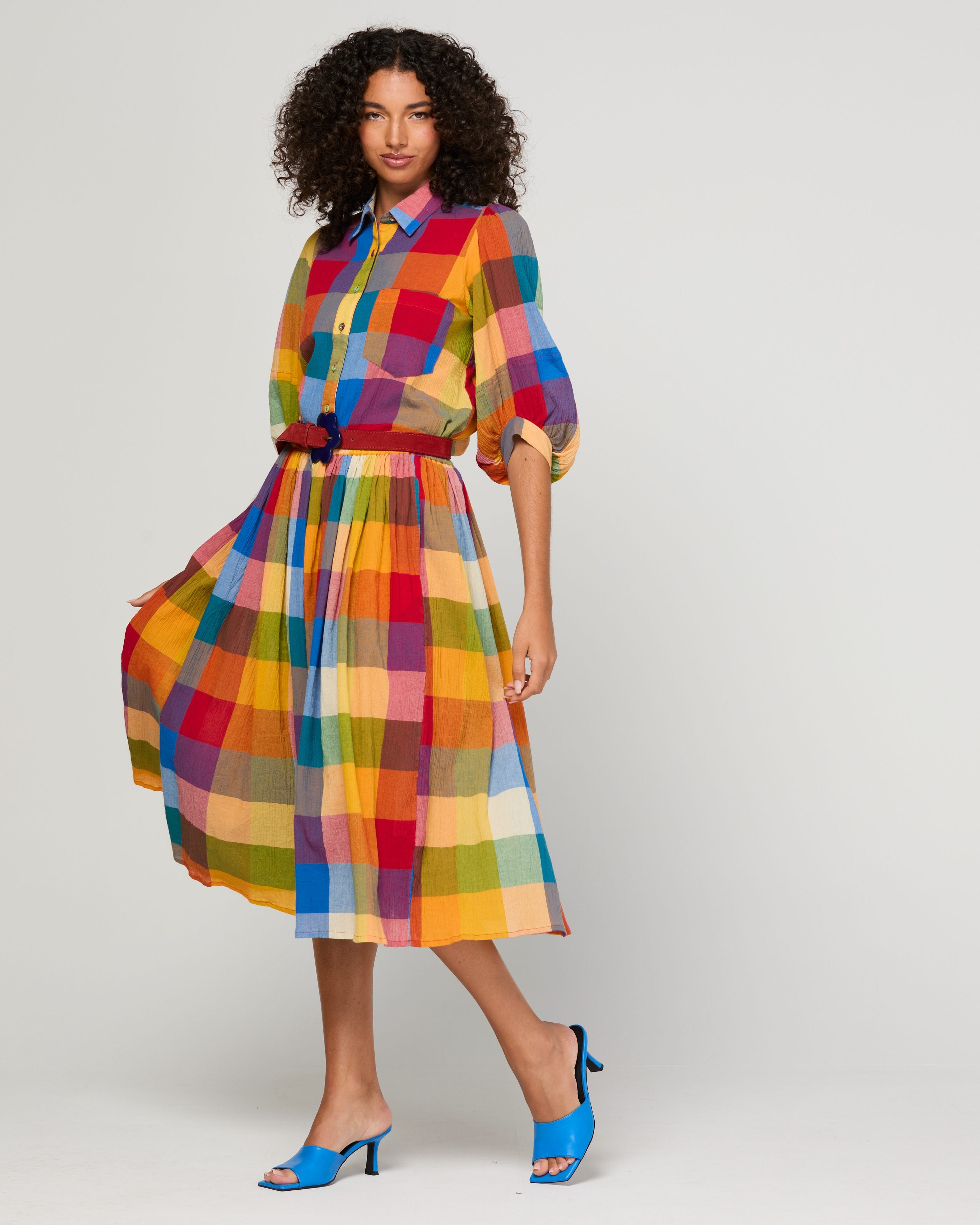 Sami Skirt - Kingston Check