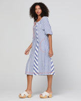 Lucia Dress  - Ocean Stripe