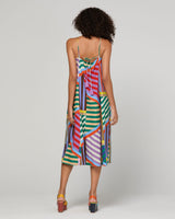Aria Dress - Liquorice Stripe