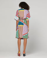 Maui Shirt Dress - Liquorice Stripe