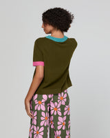 Poet Tee - Khaki Multi