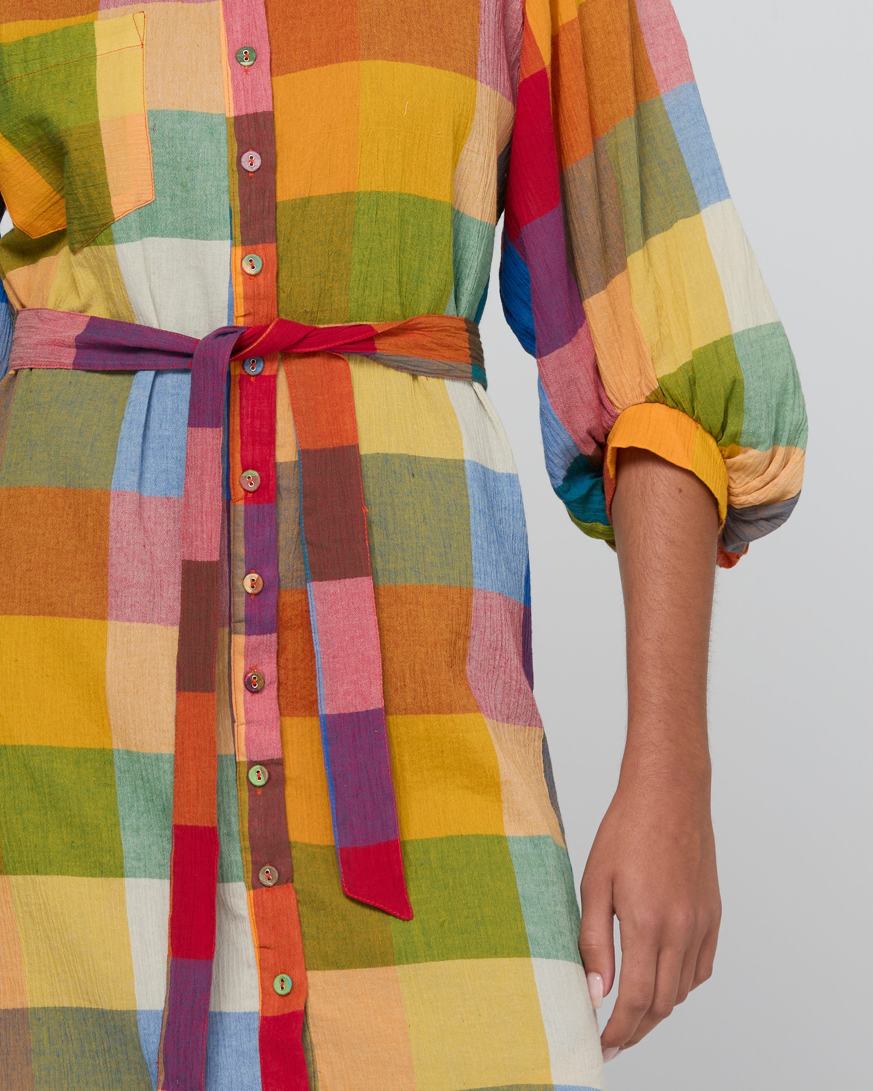 Pari Shirt Dress - Kingston Check