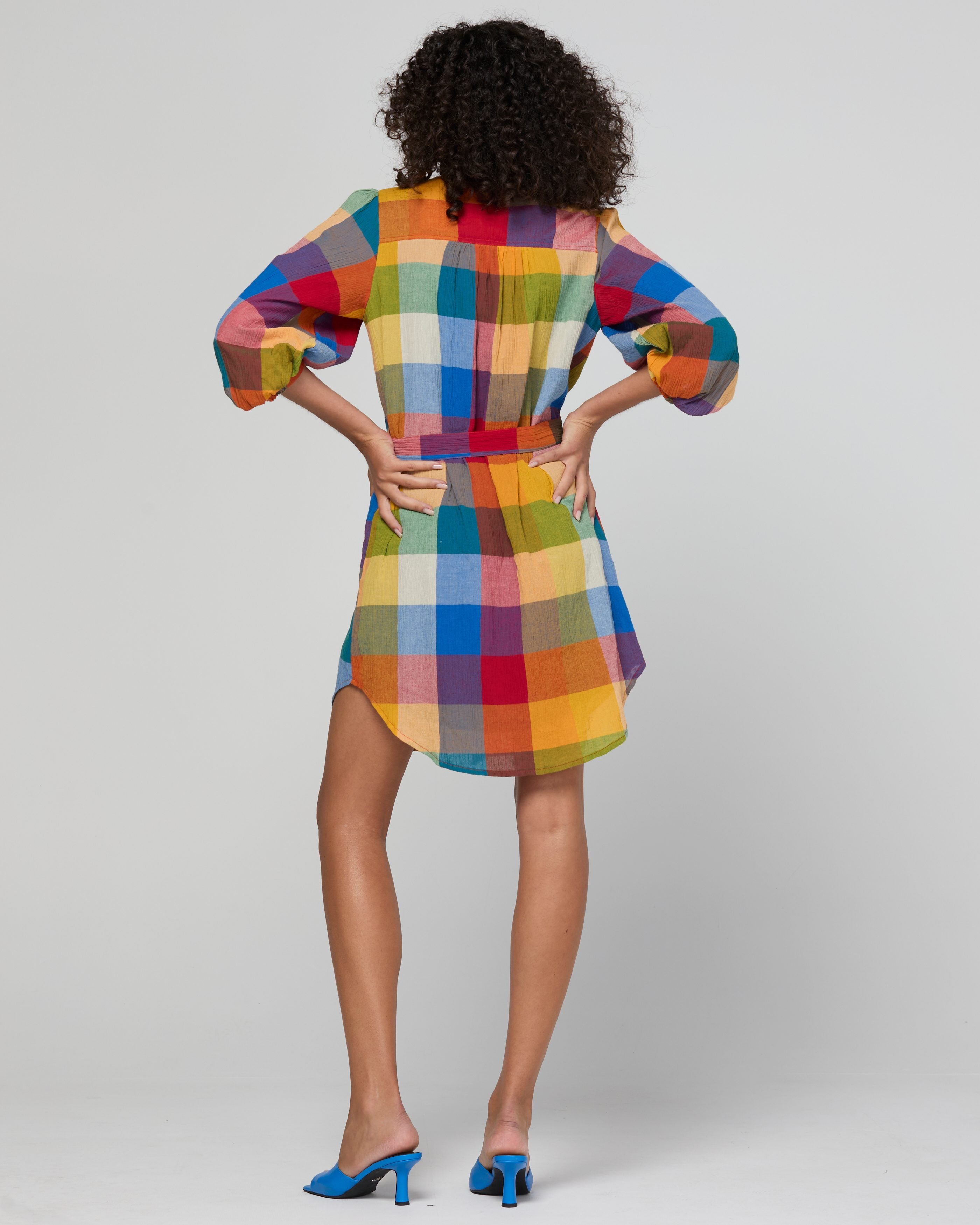 Pari Shirt Dress - Kingston Check
