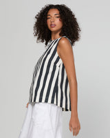 Shiro Top - Mono Stripe