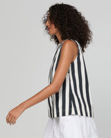 Shiro Top - Mono Stripe