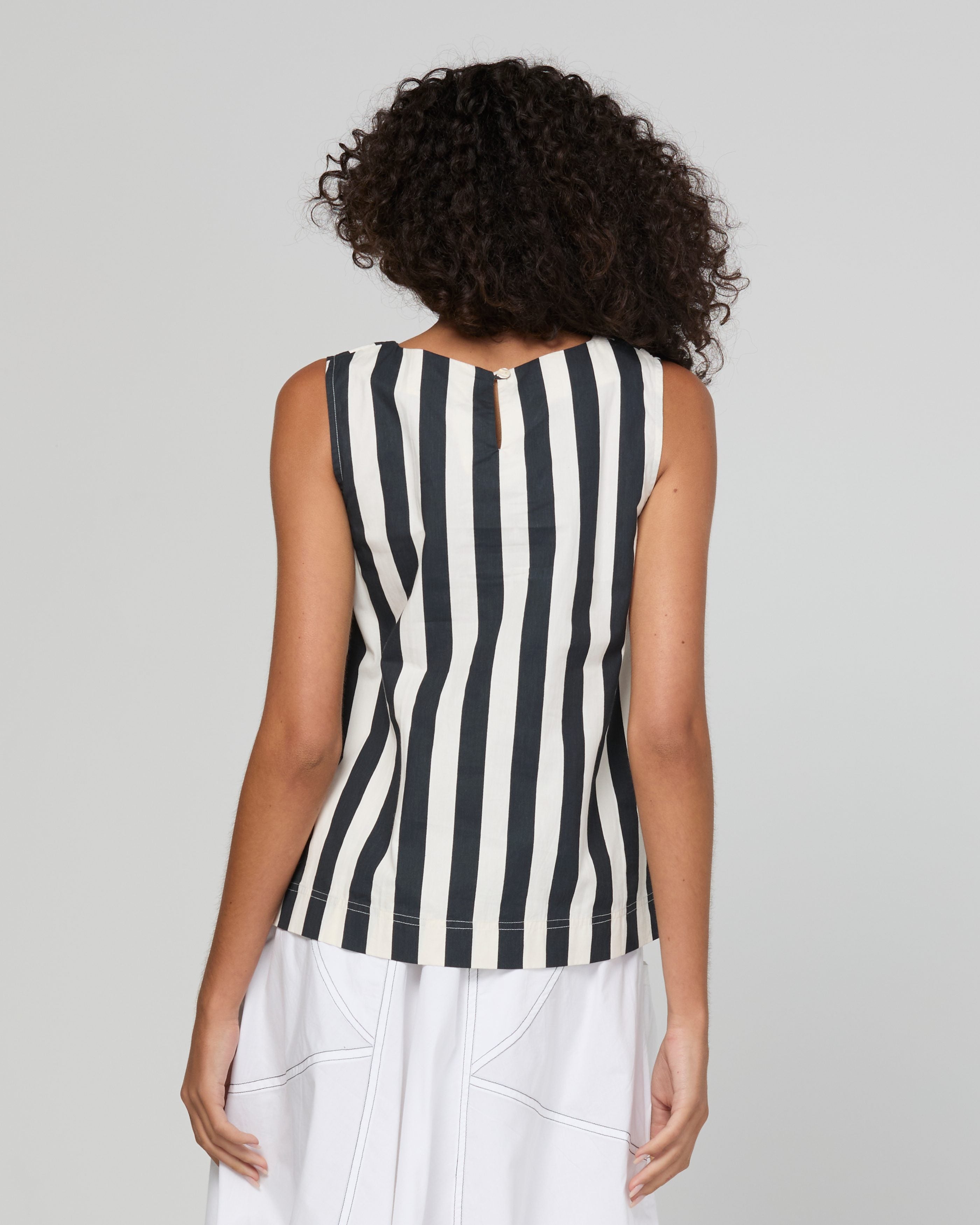 Shiro Top - Mono Stripe