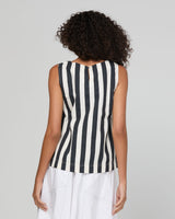 Shiro Top - Mono Stripe
