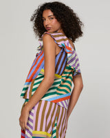 Sasha Top - Liquorice Stripe