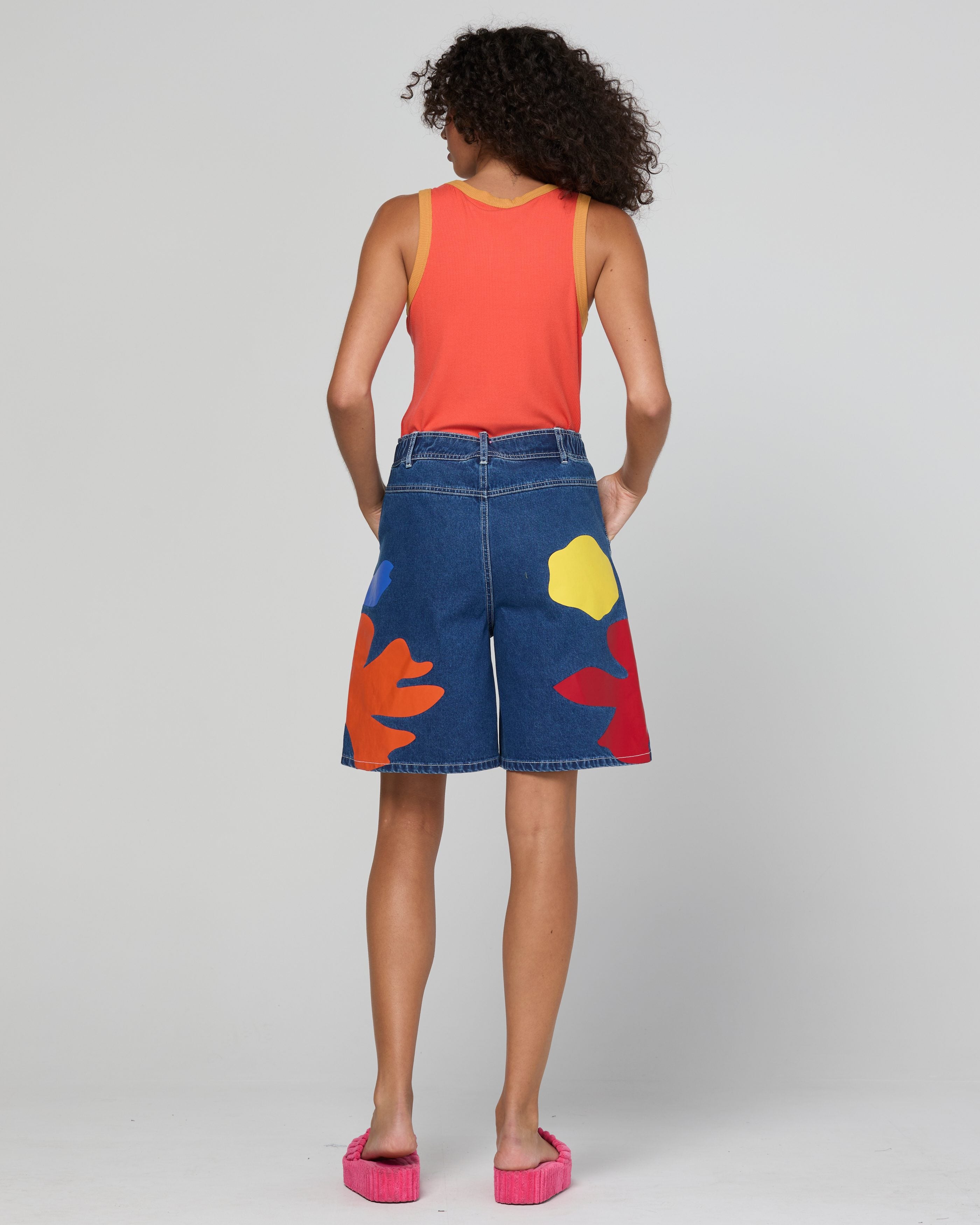 Leela Short - Denim Multi