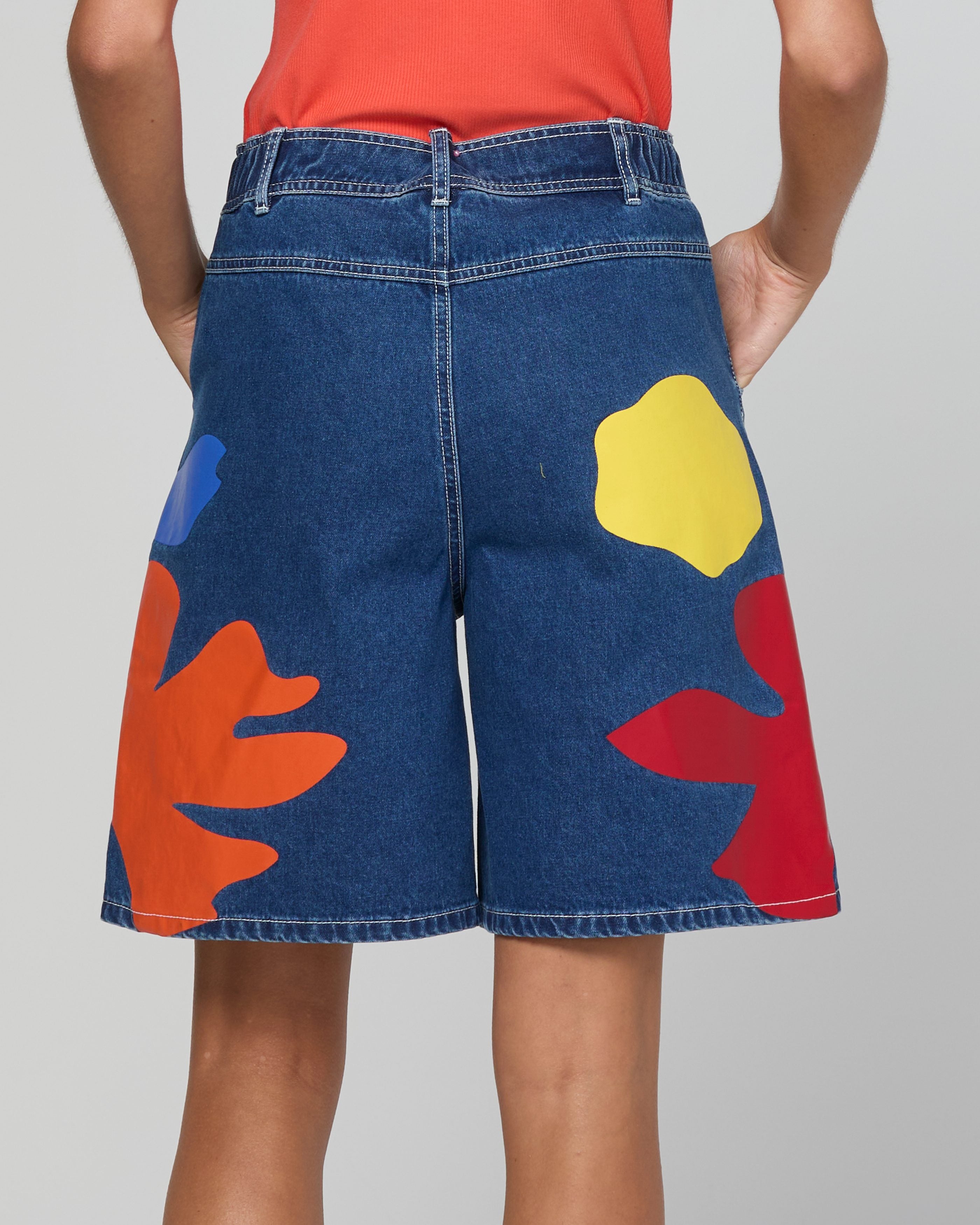 Leela Short - Denim Multi