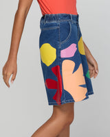 Leela Short - Denim Multi