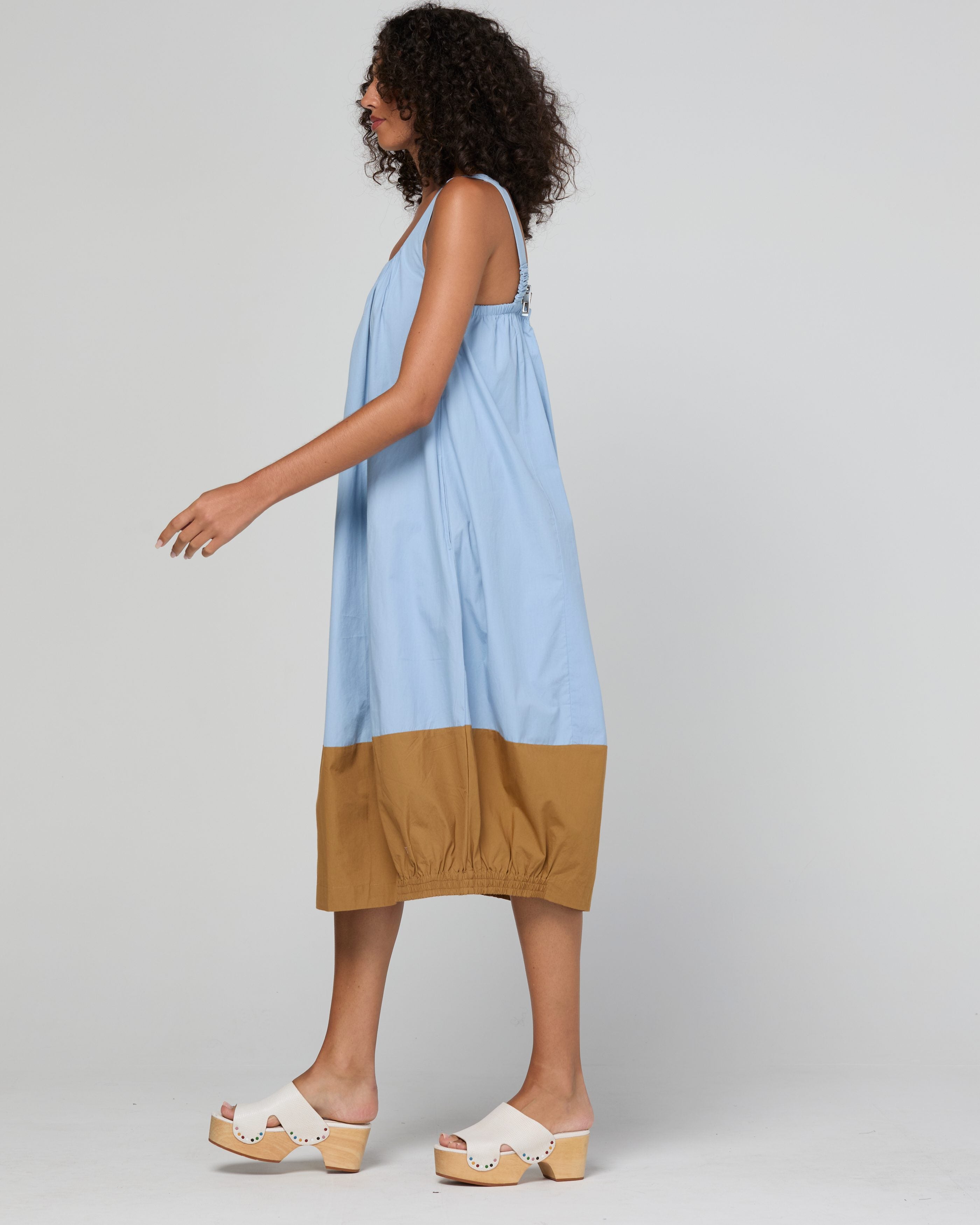 Asha Midi Dress - Iced Chai