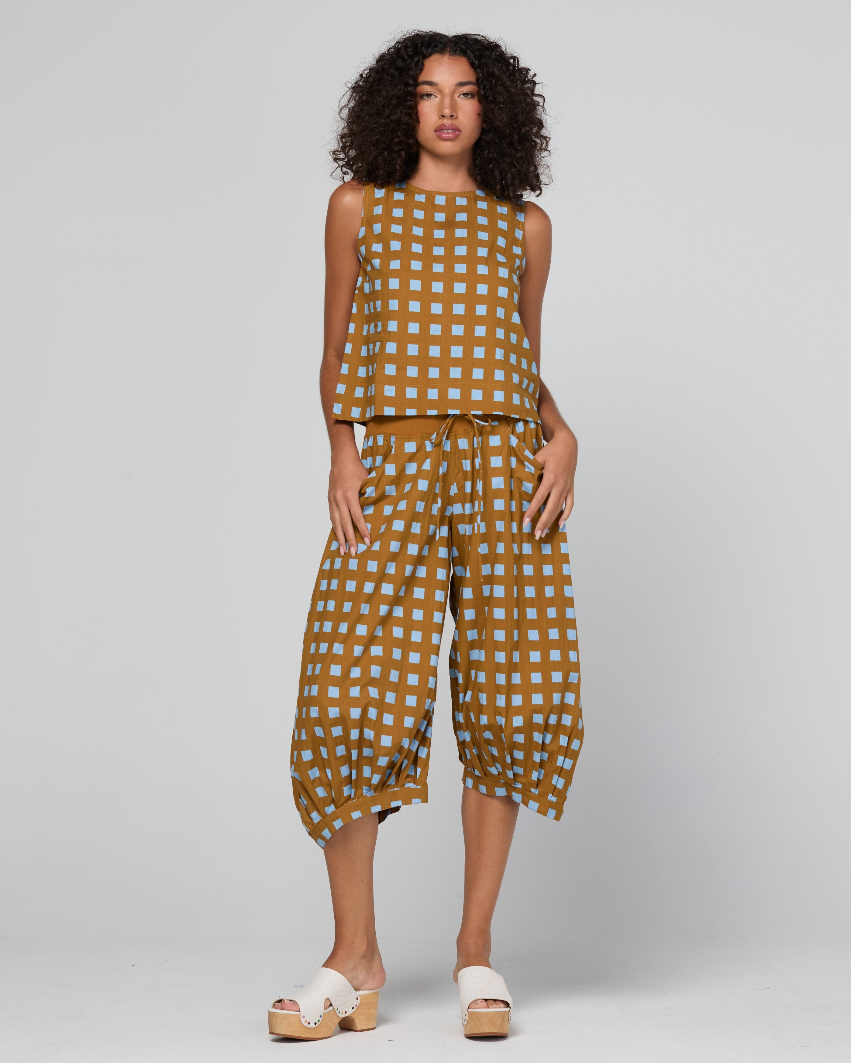 Guru Pant - Geo Check
