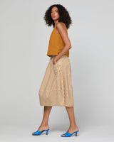 Guru Skirt - Mustard Stripe