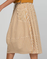 Guru Skirt - Mustard Stripe