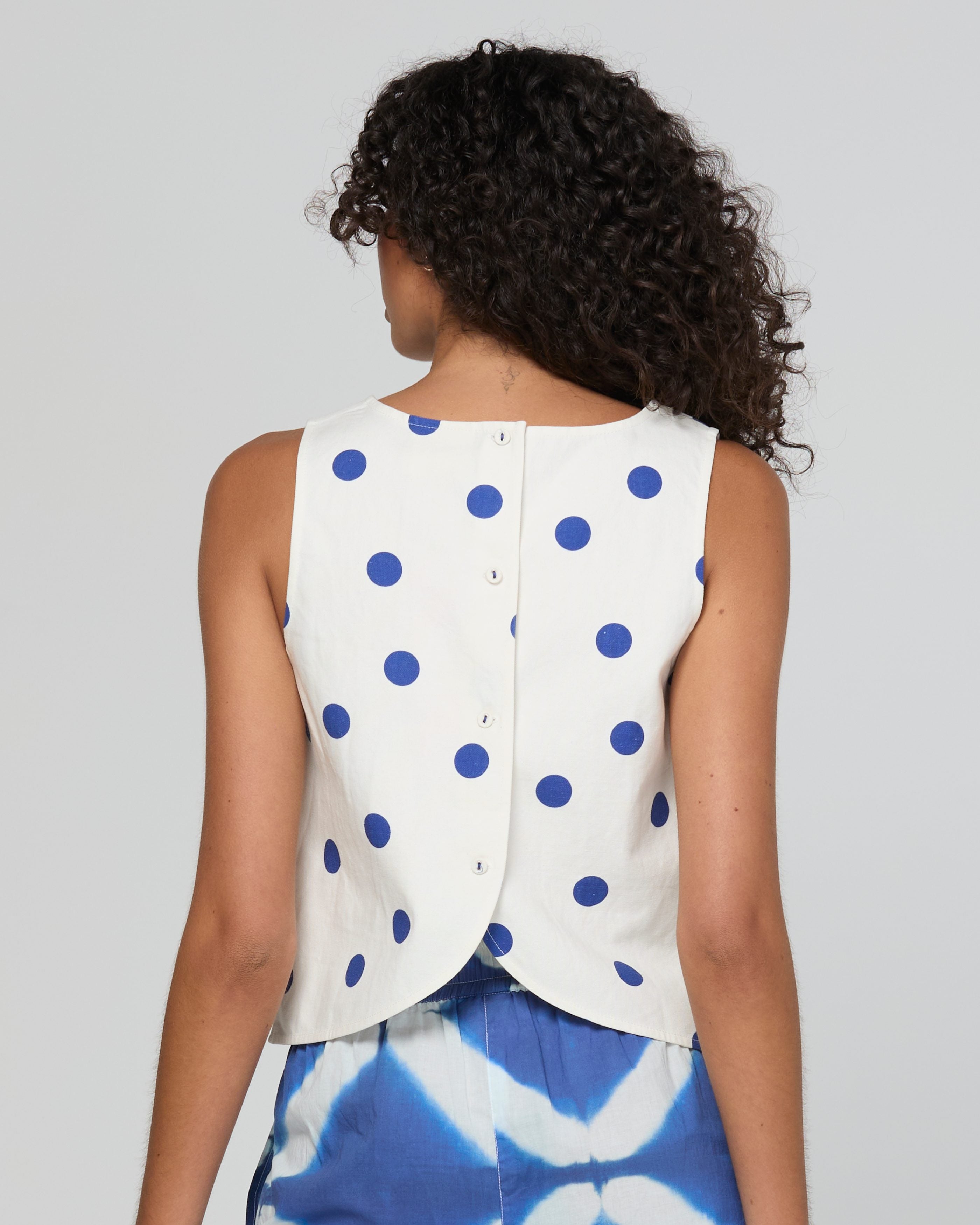 Rose Top - Polka Dot