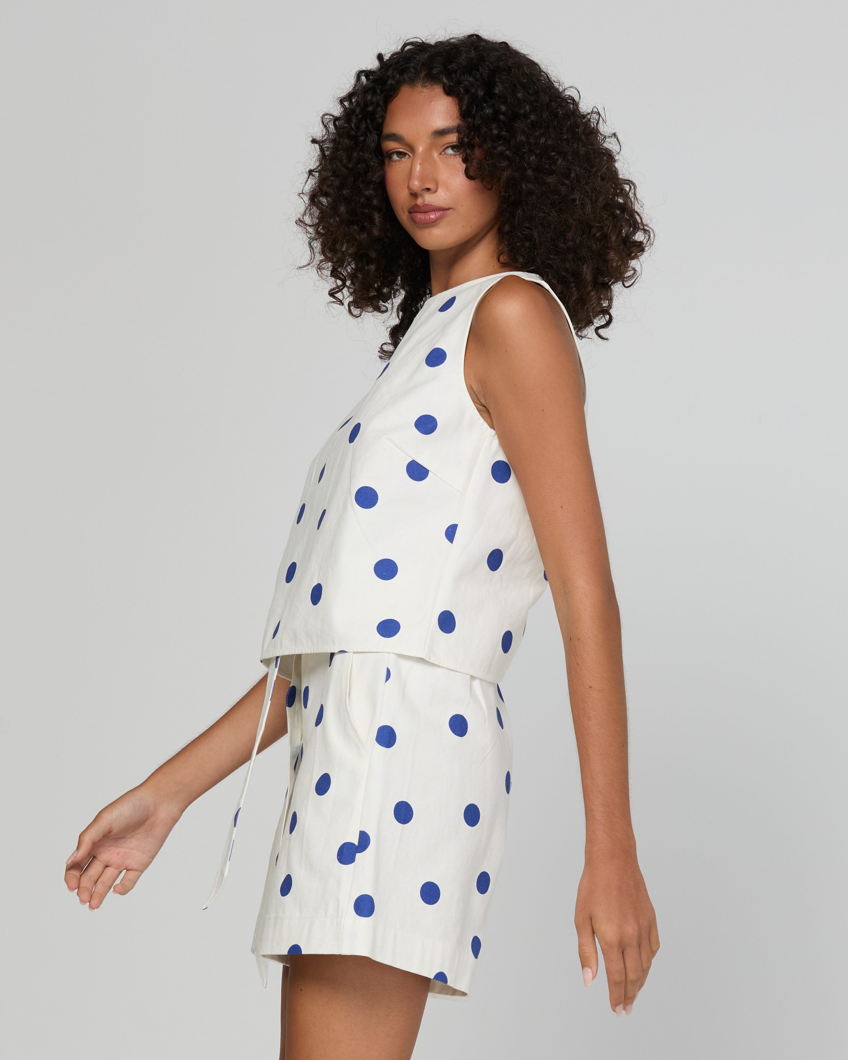 Rose Top - Polka Dot