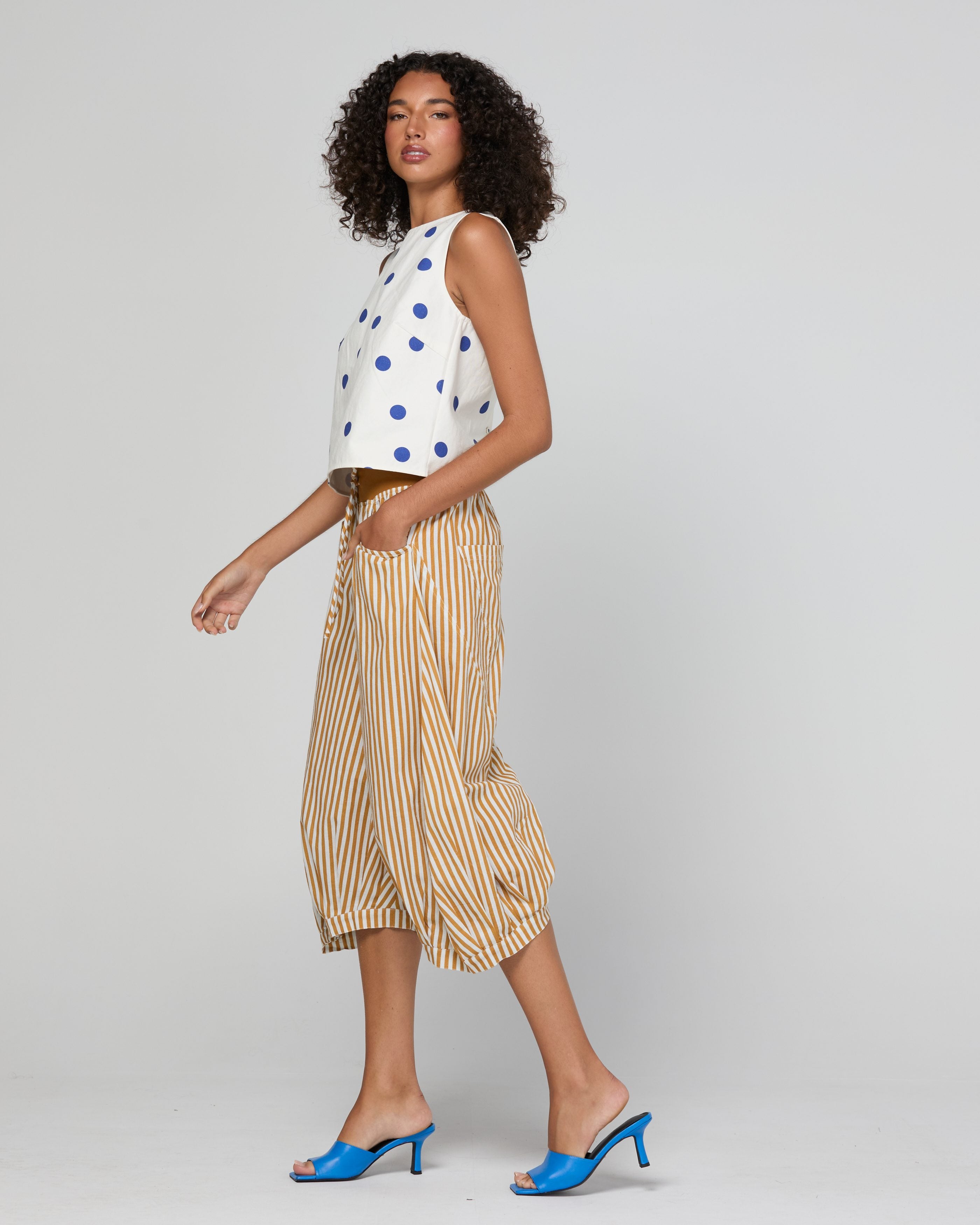 Guru Pant - Mustard Stripe