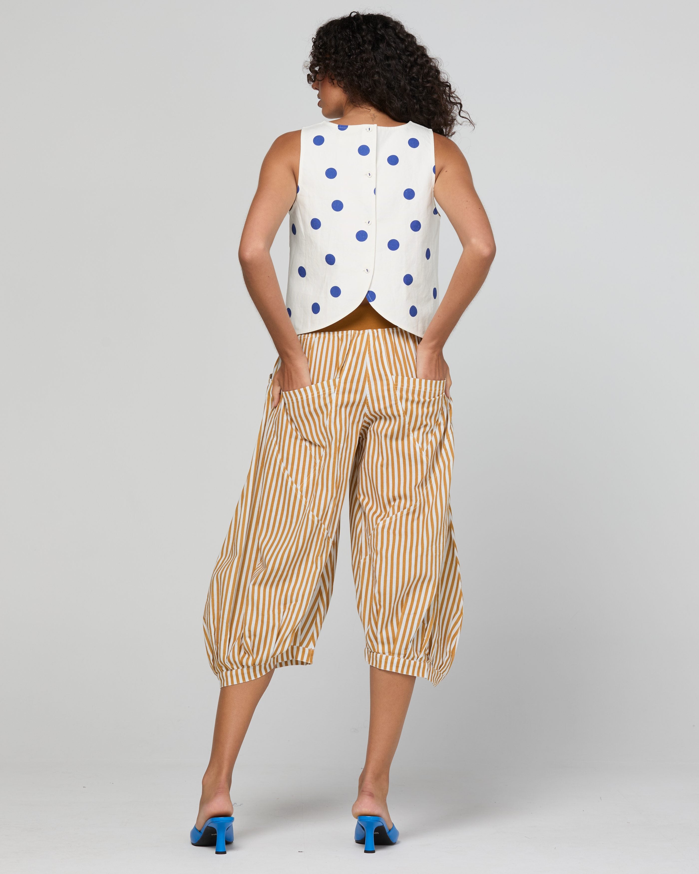 Guru Pant - Mustard Stripe