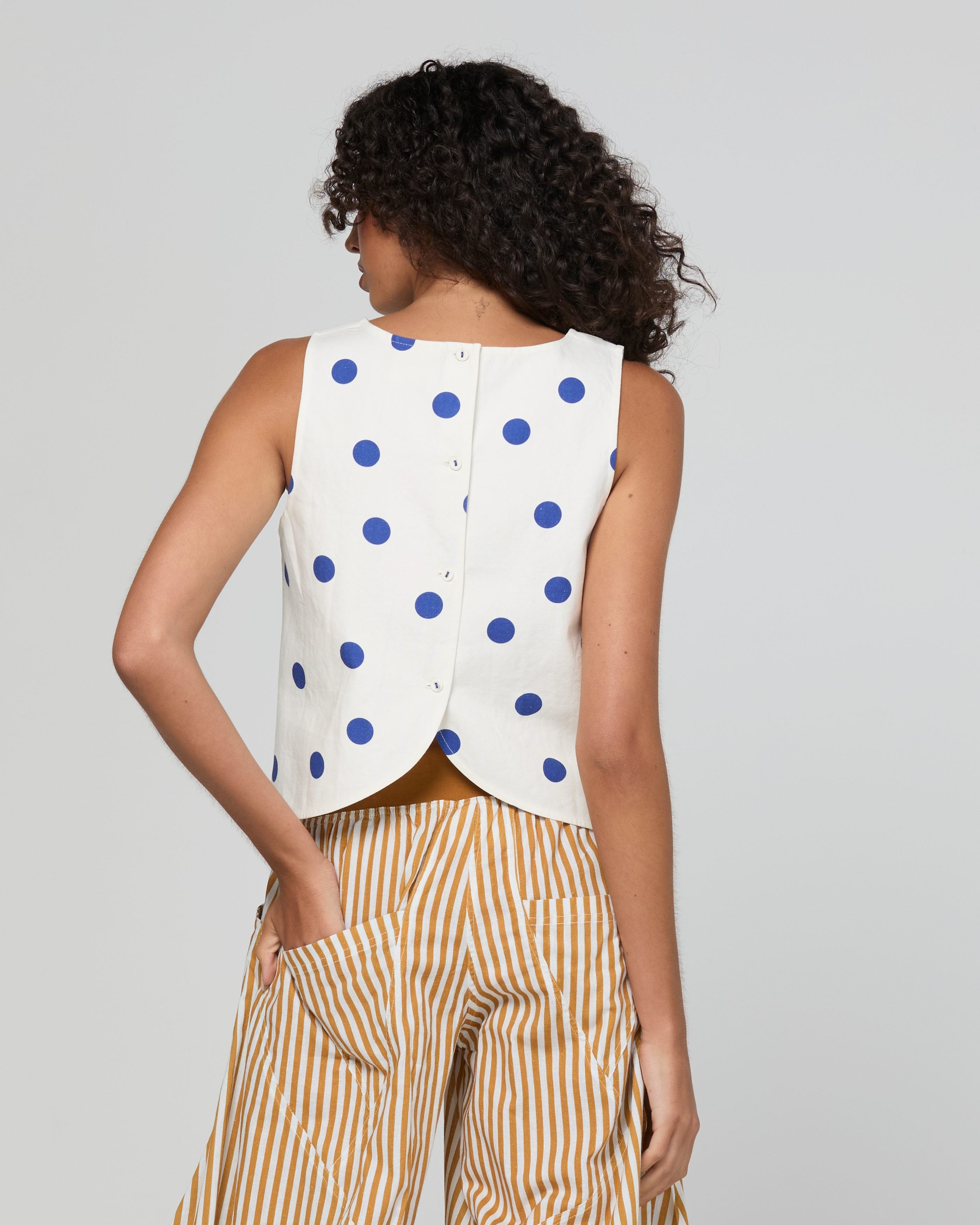 Rose Top - Polka Dot