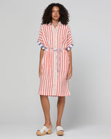 Maui Shirt Dress - Watermelon Stripe