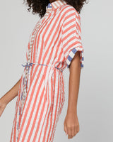 Maui Shirt Dress - Watermelon Stripe