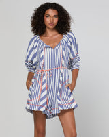 Lucia Playsuit - Ocean Stripe