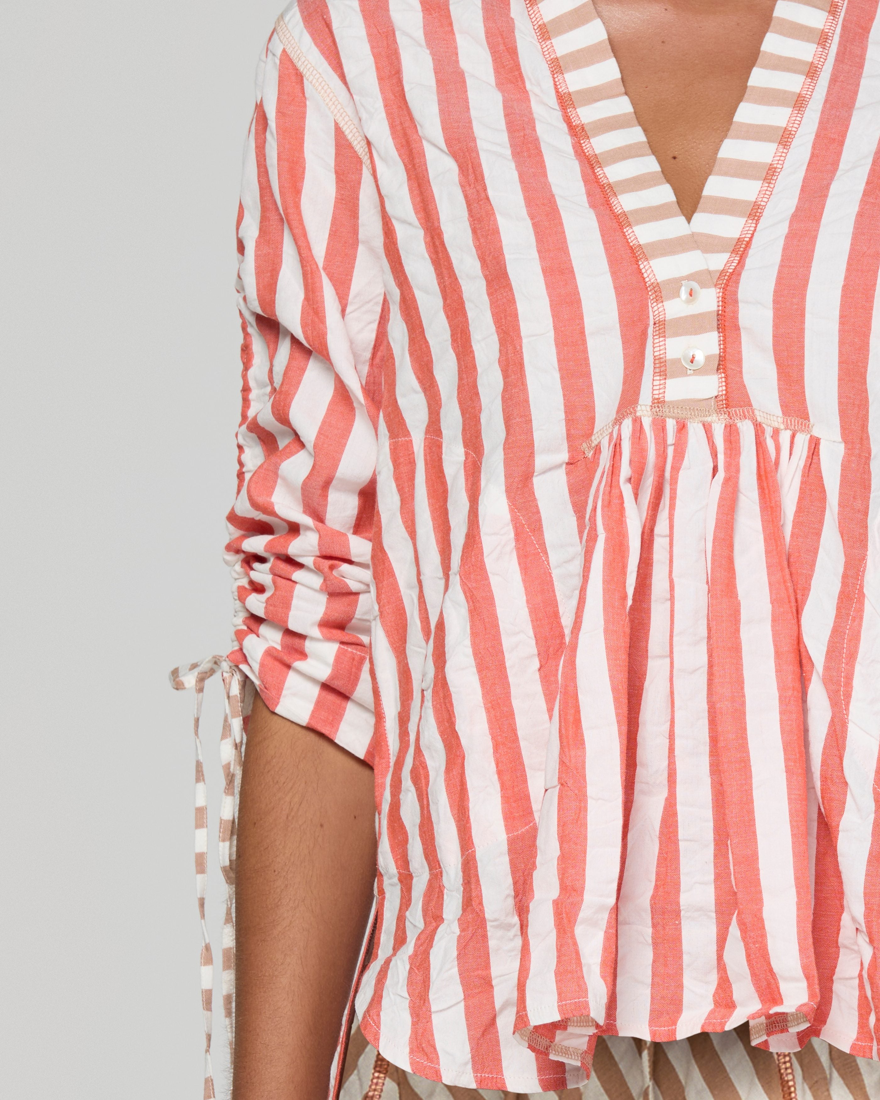 Sana Top - Watermelon Stripe
