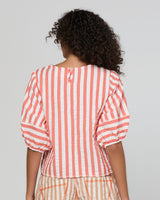 Ava Top - Watermelon Stripe