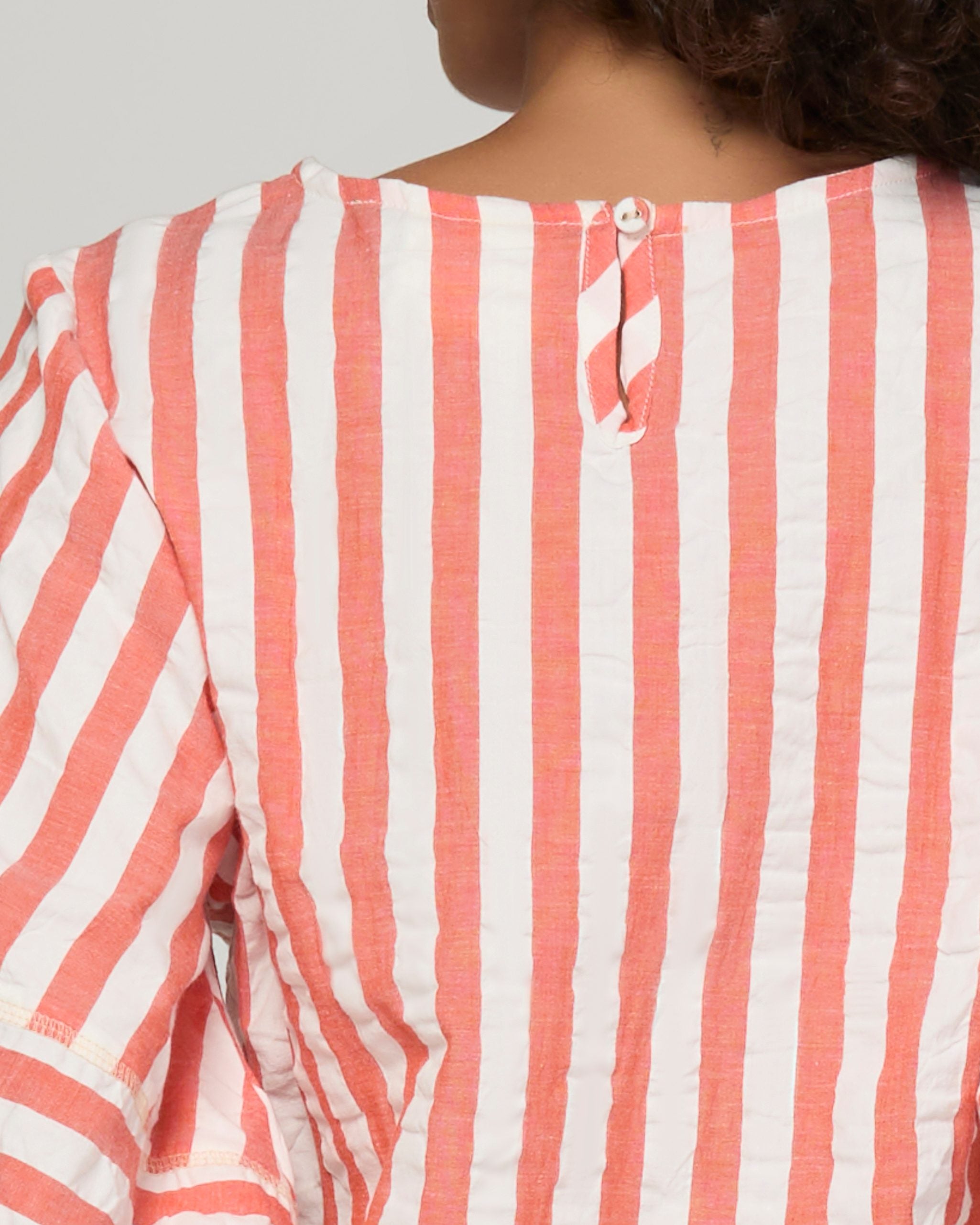 Ava Top - Watermelon Stripe