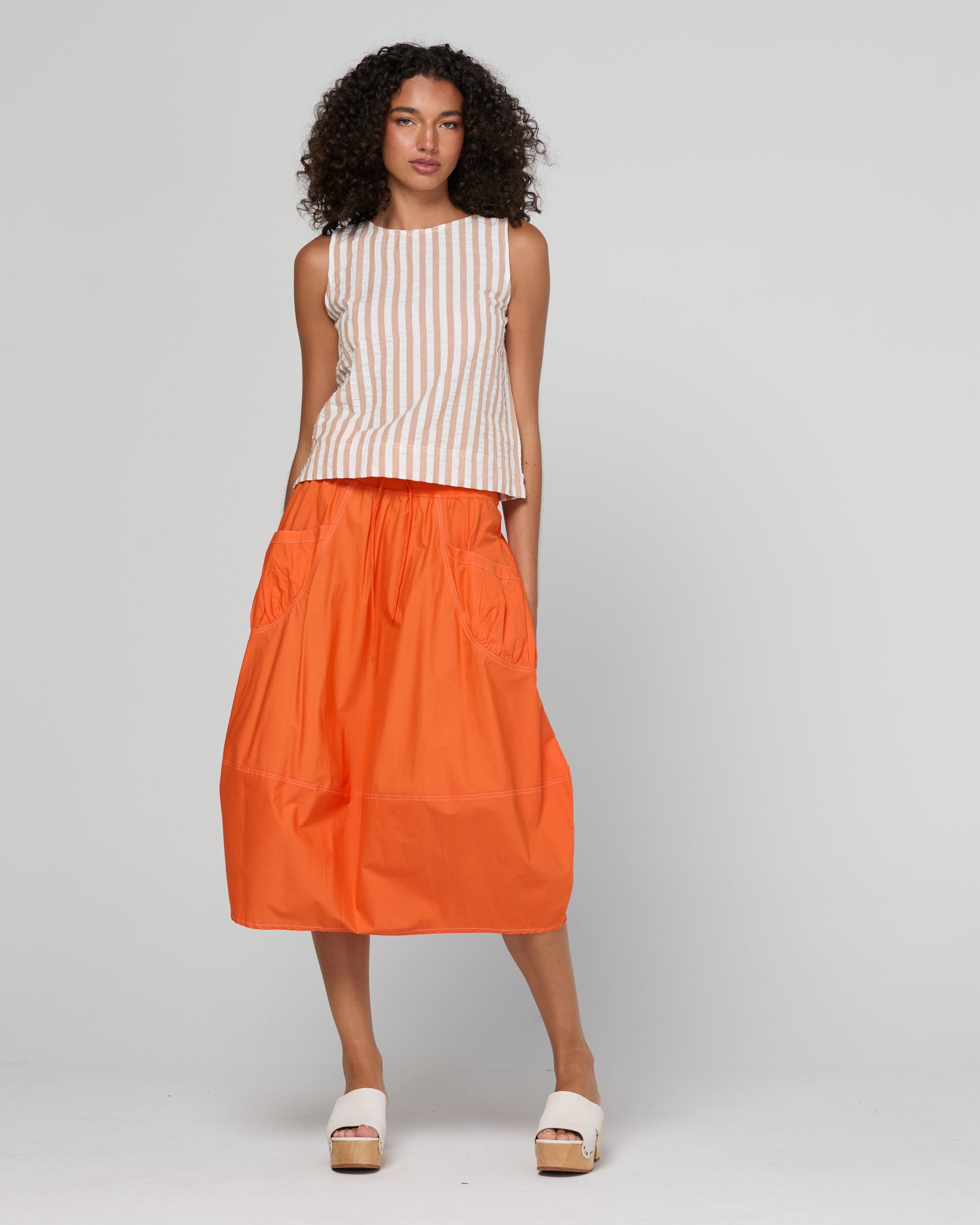 Hara Top - Sandy Stripe
