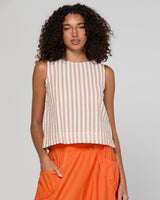 Hara Top - Sandy Stripe