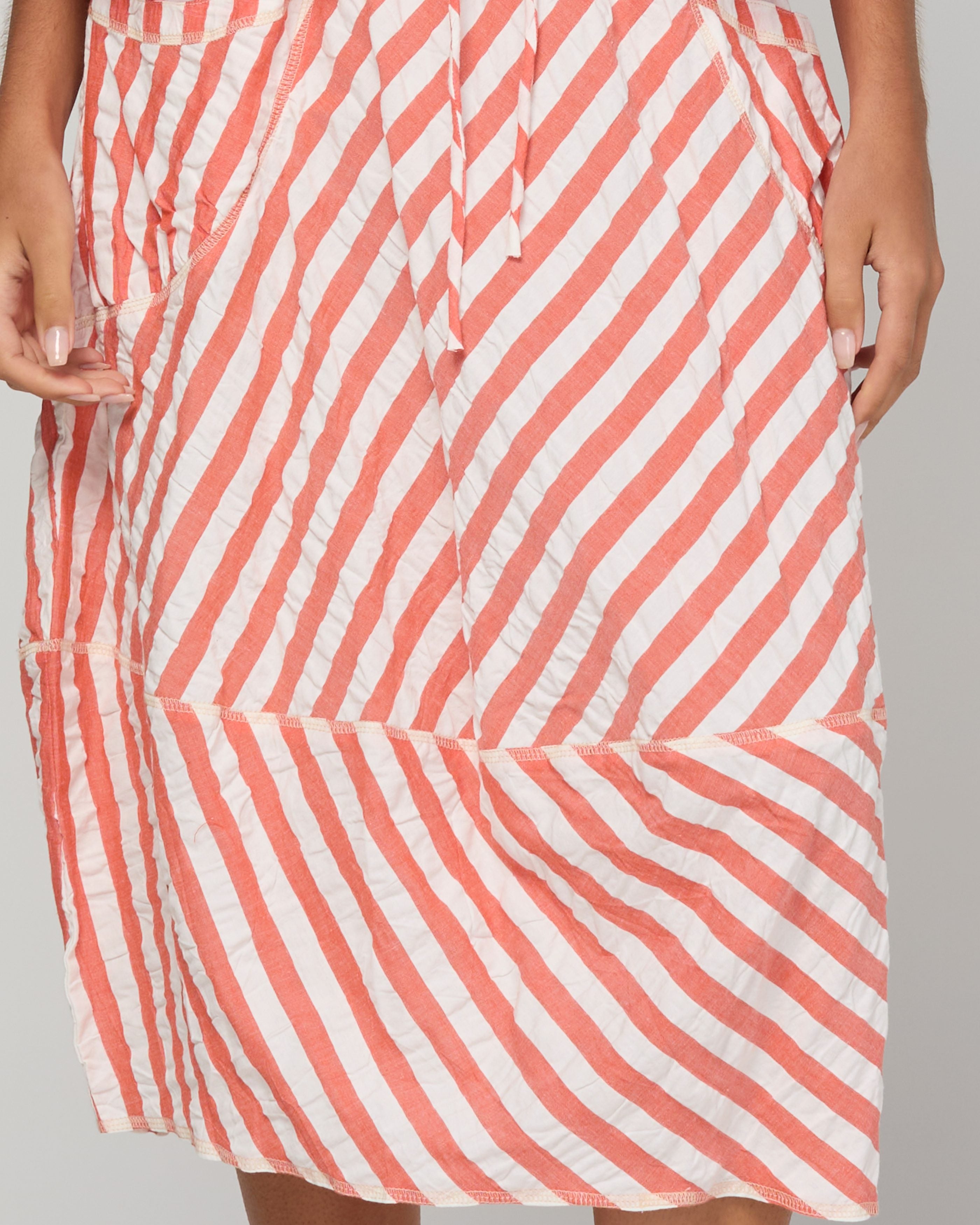 Guru Skirt - Watermelon Stripe