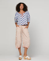 Lucia Top - Ocean Stripe