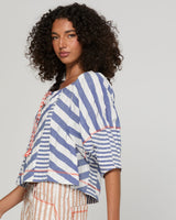 Lucia Top - Ocean Stripe