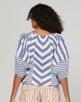 Lucia Top - Ocean Stripe