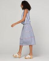 Guru Skirt - Ocean Stripe