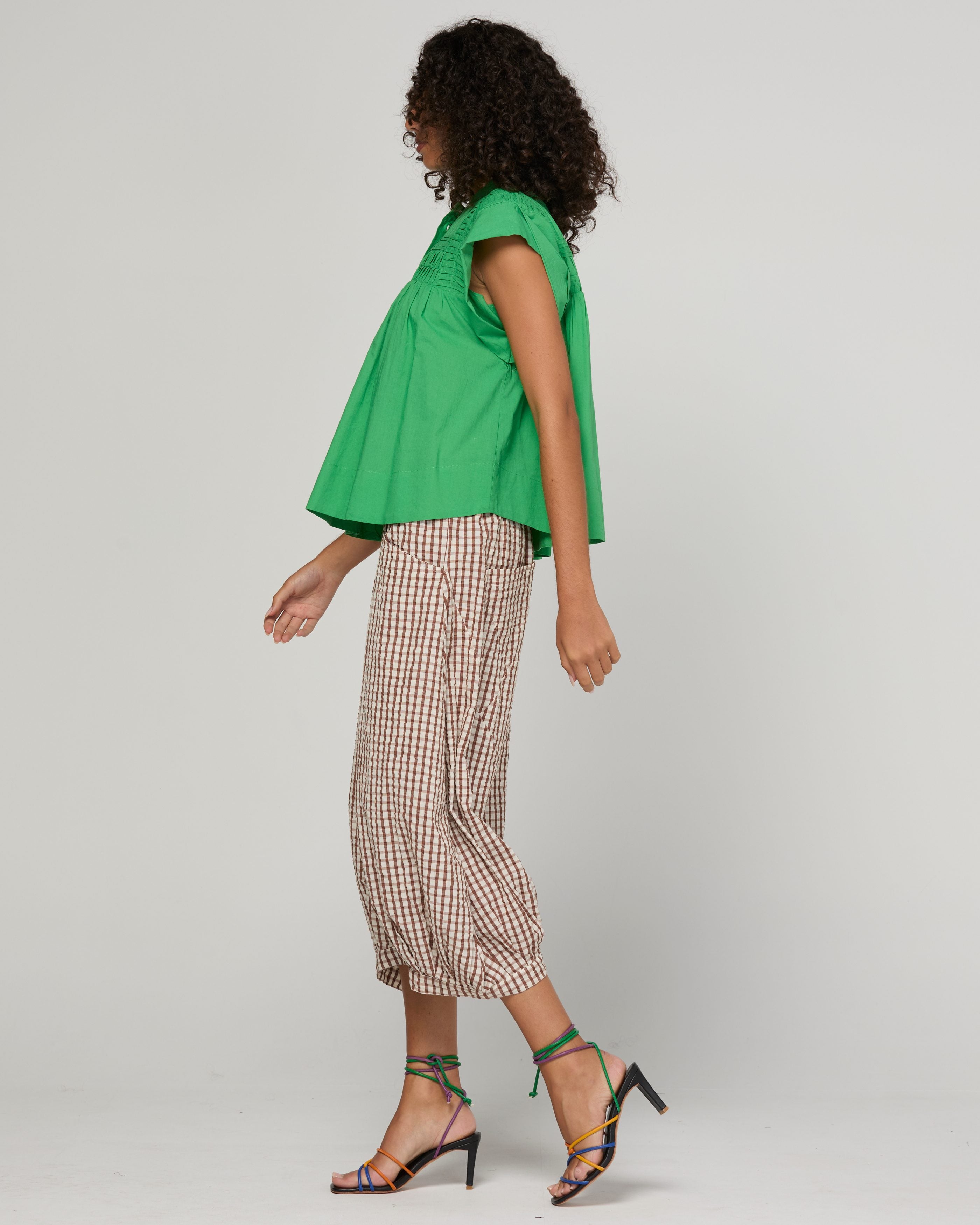 Guru Pant - Cocoa Gingham