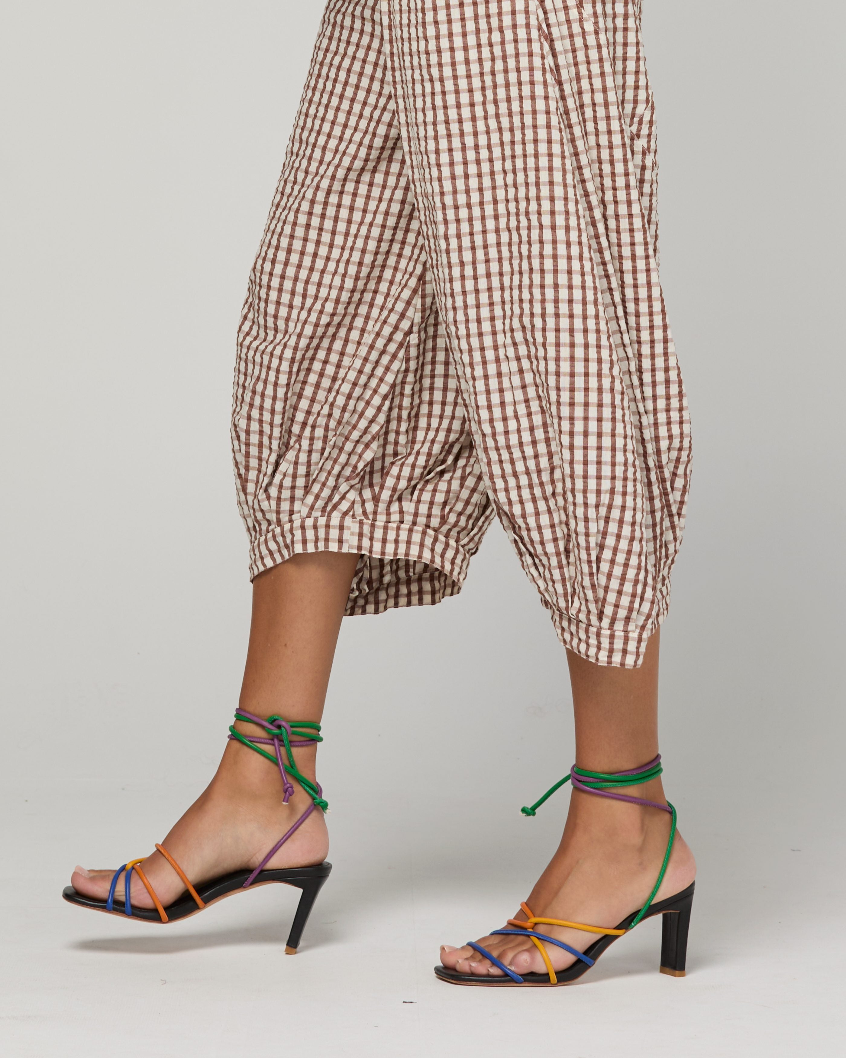 Guru Pant - Cocoa Gingham
