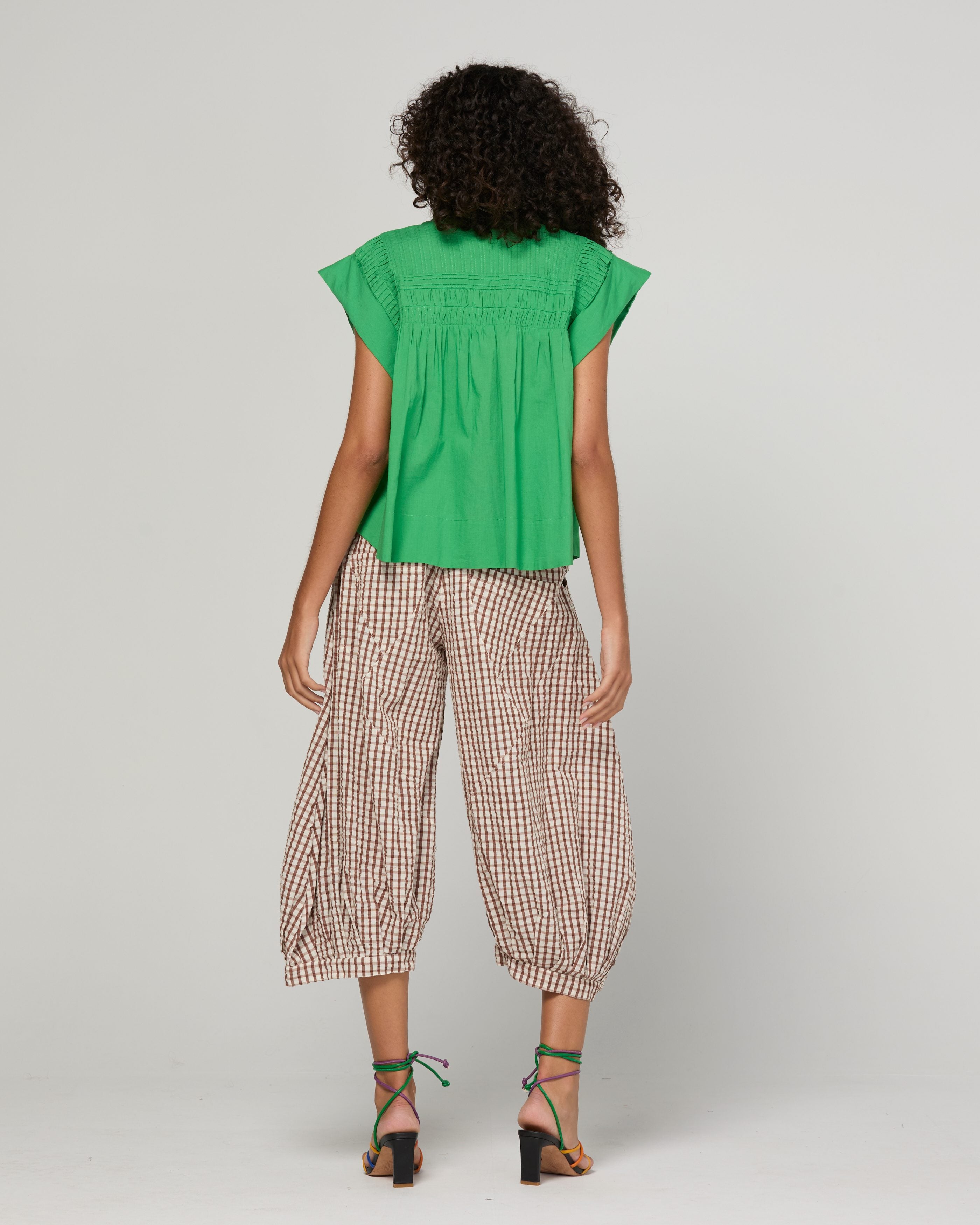 Guru Pant - Cocoa Gingham