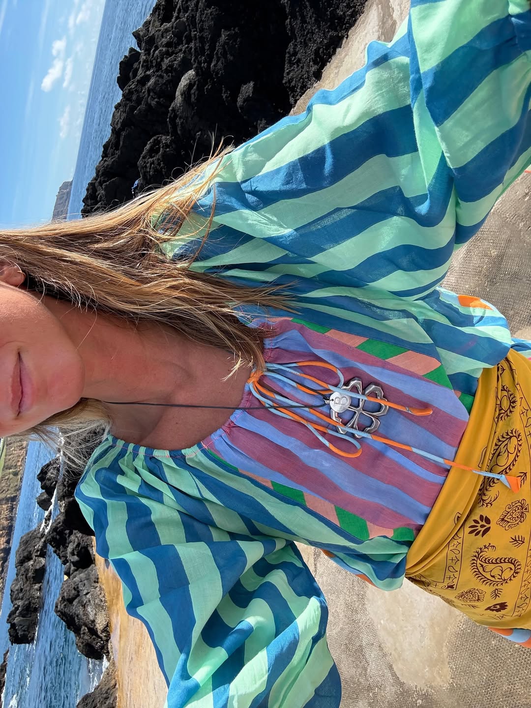 Lucia Dress - Capri Spliced