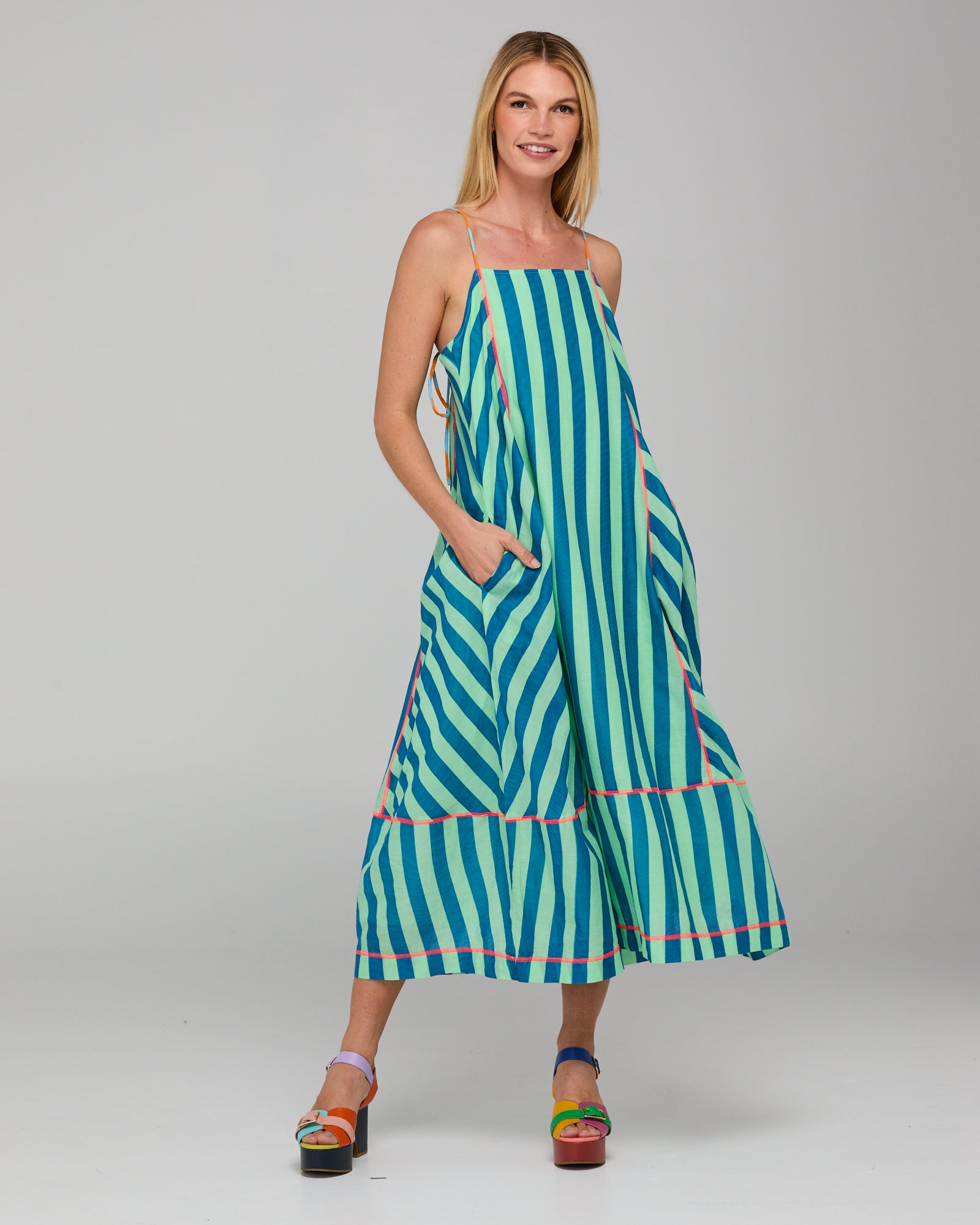 Sami Dress - Capri Green