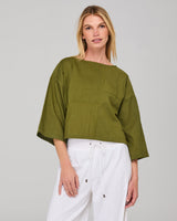 Dimple Top - Khaki