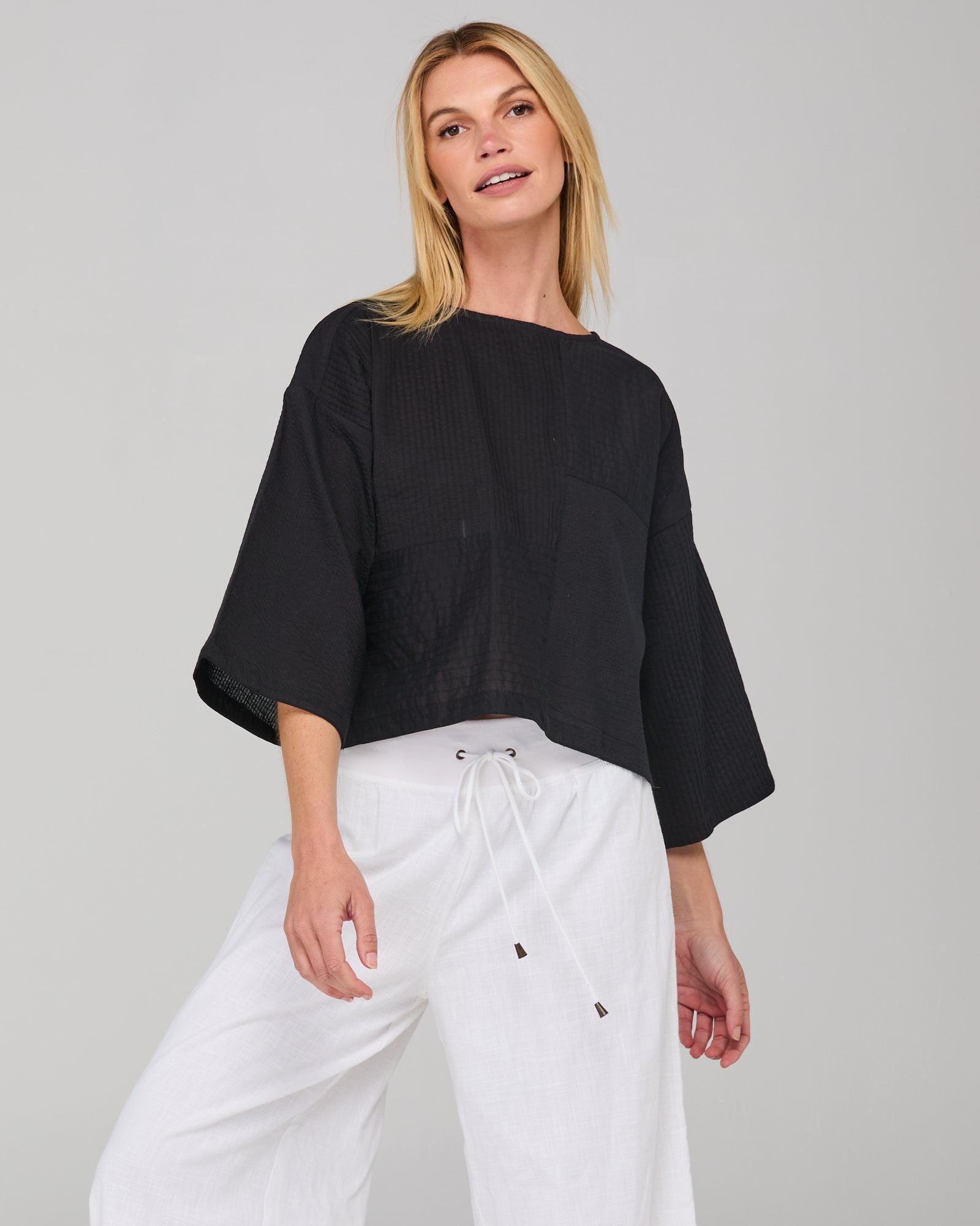 Dimple Top - Black