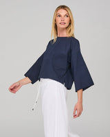 Dimple Top - Navy