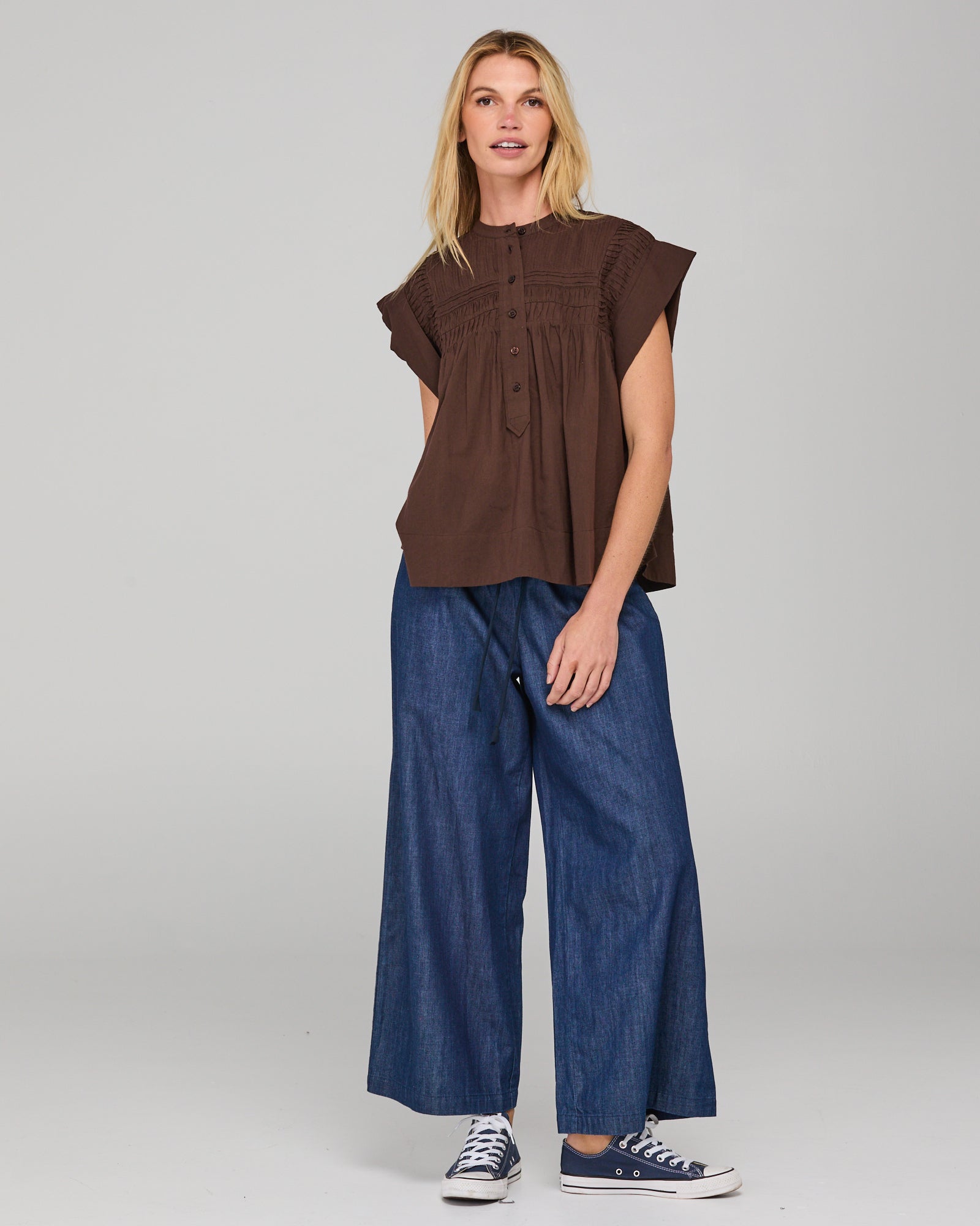 Danika Top - Ground Coffee